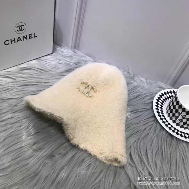 CHANEL香奈兒 專櫃新品 火爆經典款 秋冬小香風 時尚小盆帽 LLWJ7124